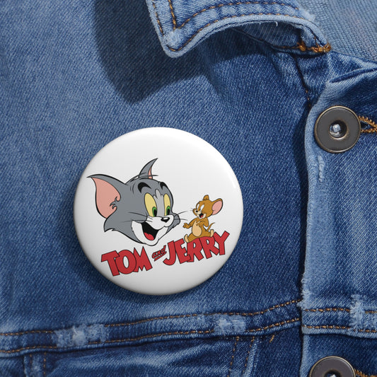 Tom and Jerry: Printed Button Badge - Prithvi Enterprises