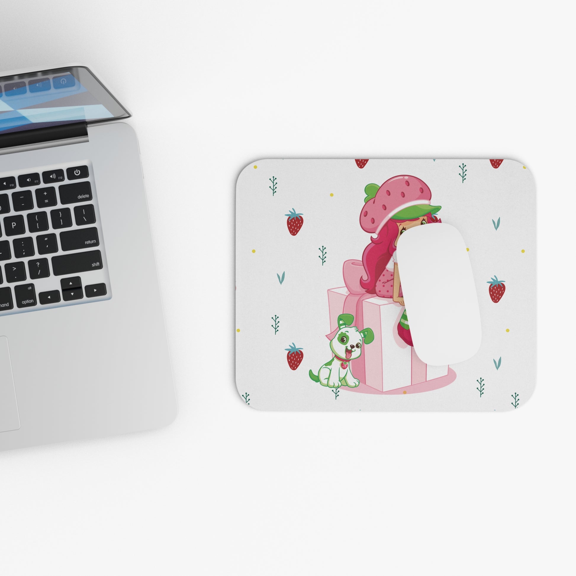Strawberry Shortcake and Pupcake: Printed Mouse Pad - Prithvi Enterprises