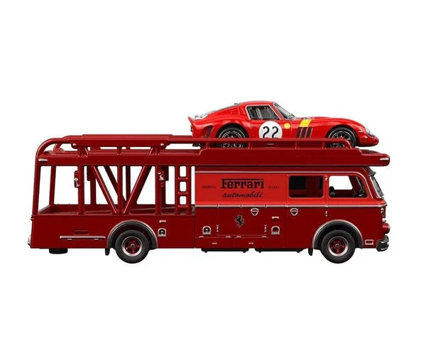 Ferrari 250 GTO with Fiat 642 RN2 Bartoletti Transporter (Red
