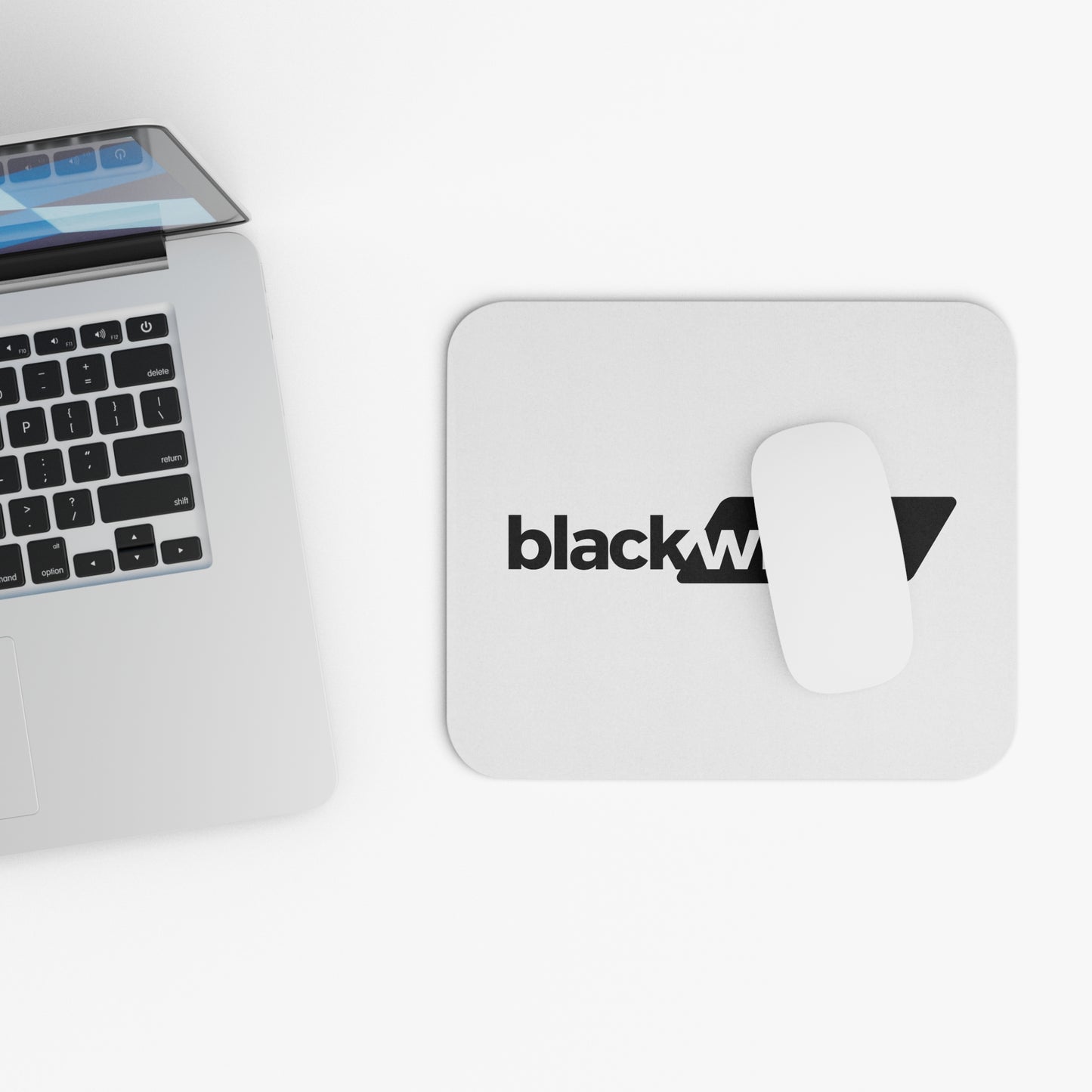 Black White: Printed Mouse Pad - Prithvi Enterprises