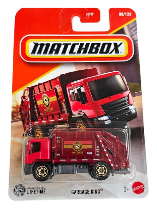GARBAGE KING (Red) - by Matchbox