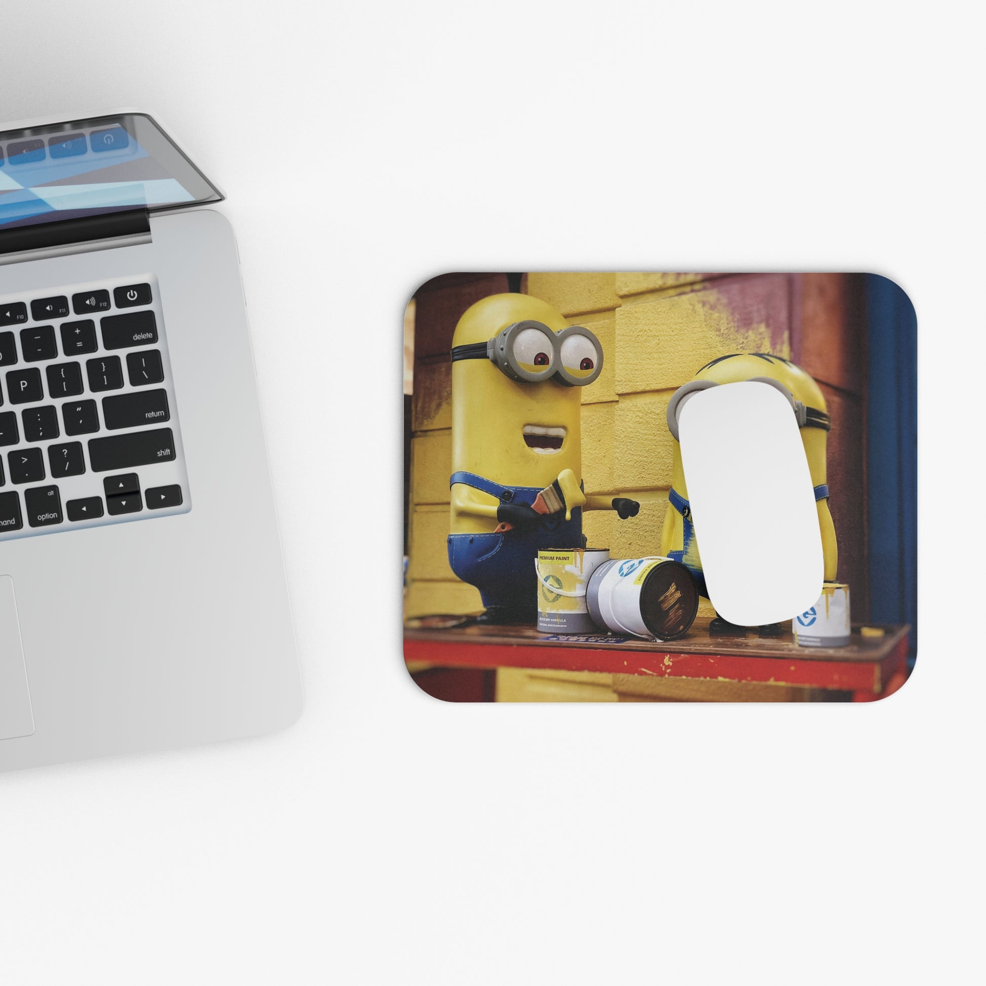 Minions - Let's Paint the Wall: Printed Mouse Pad - Prithvi Enterprises