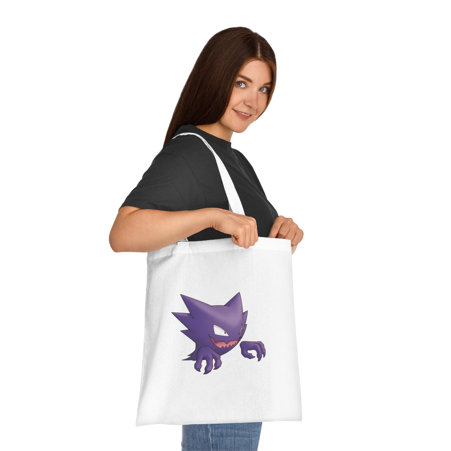 Pokémon- Haunter: Printed Canvas Tote Bag