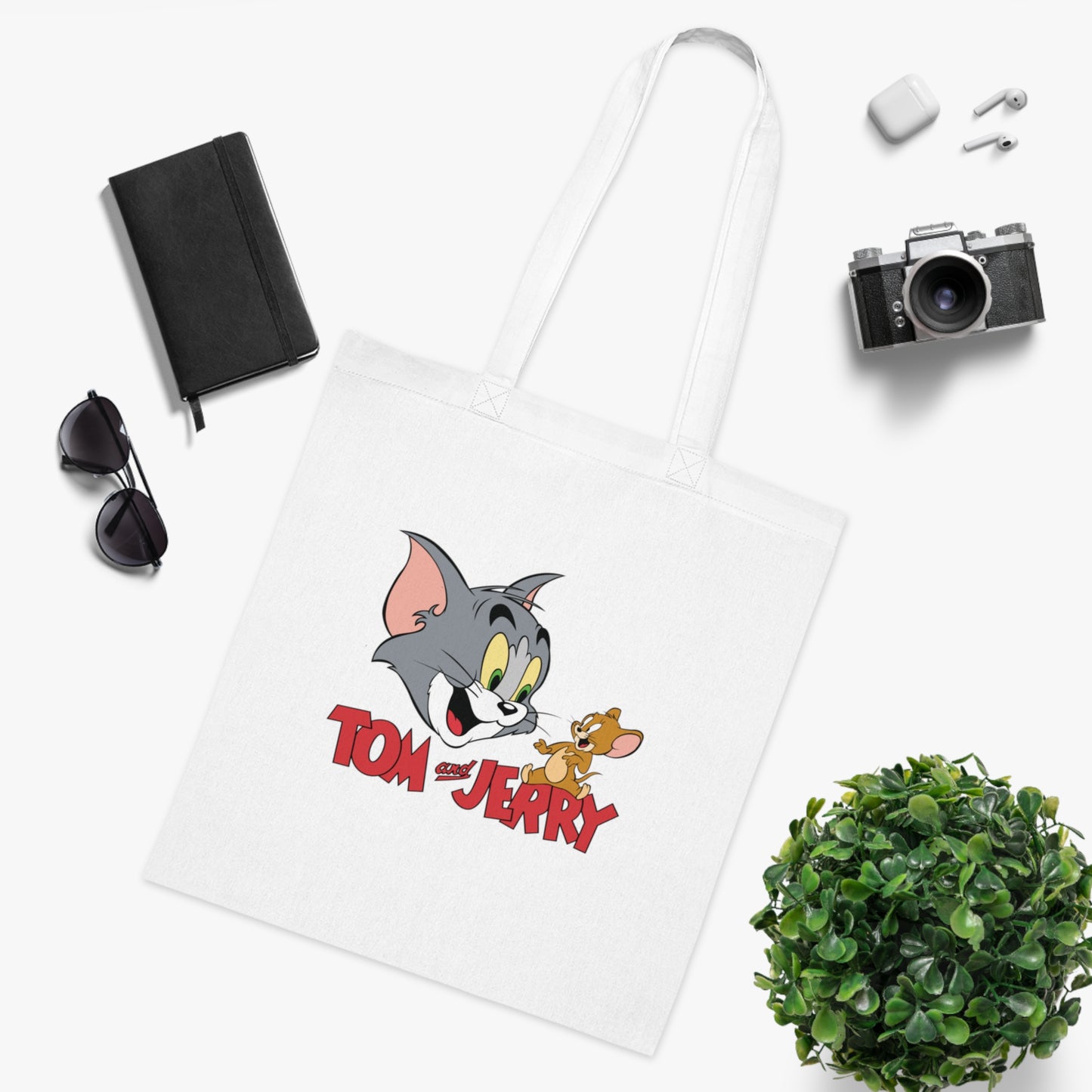 Tom and Jerry: Printed Canvas Tote Bag