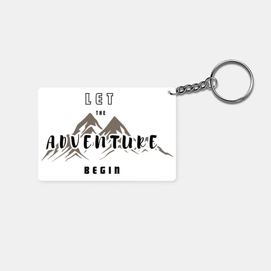 Let the Adventure Begin: Printed Keychain - Prithvi Enterprises