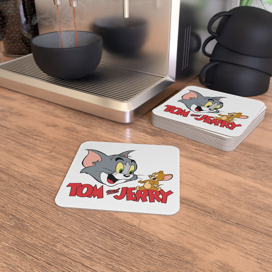 Tom and Jerry: Printed Square Coaster Set (Set of 2)