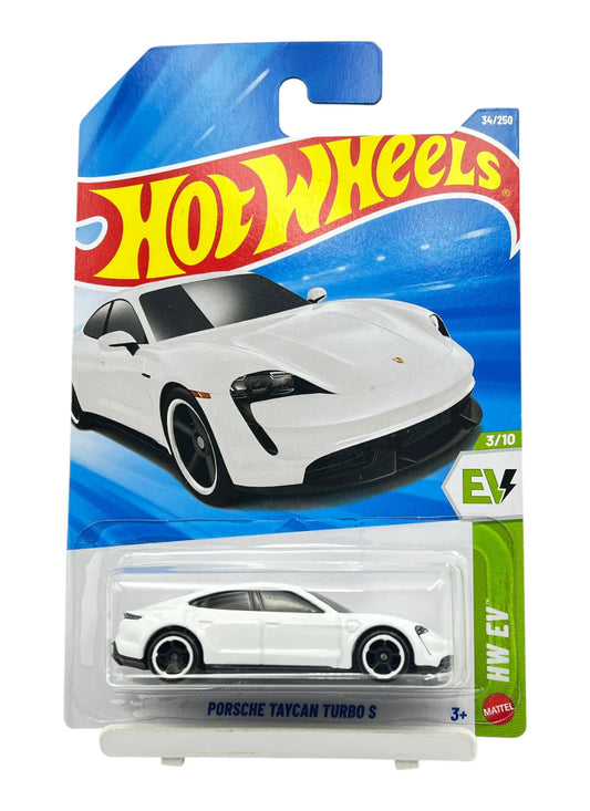 Porsche Taycan Turbo S (White) – Hot Wheels by Mattel - Imported (B Case)