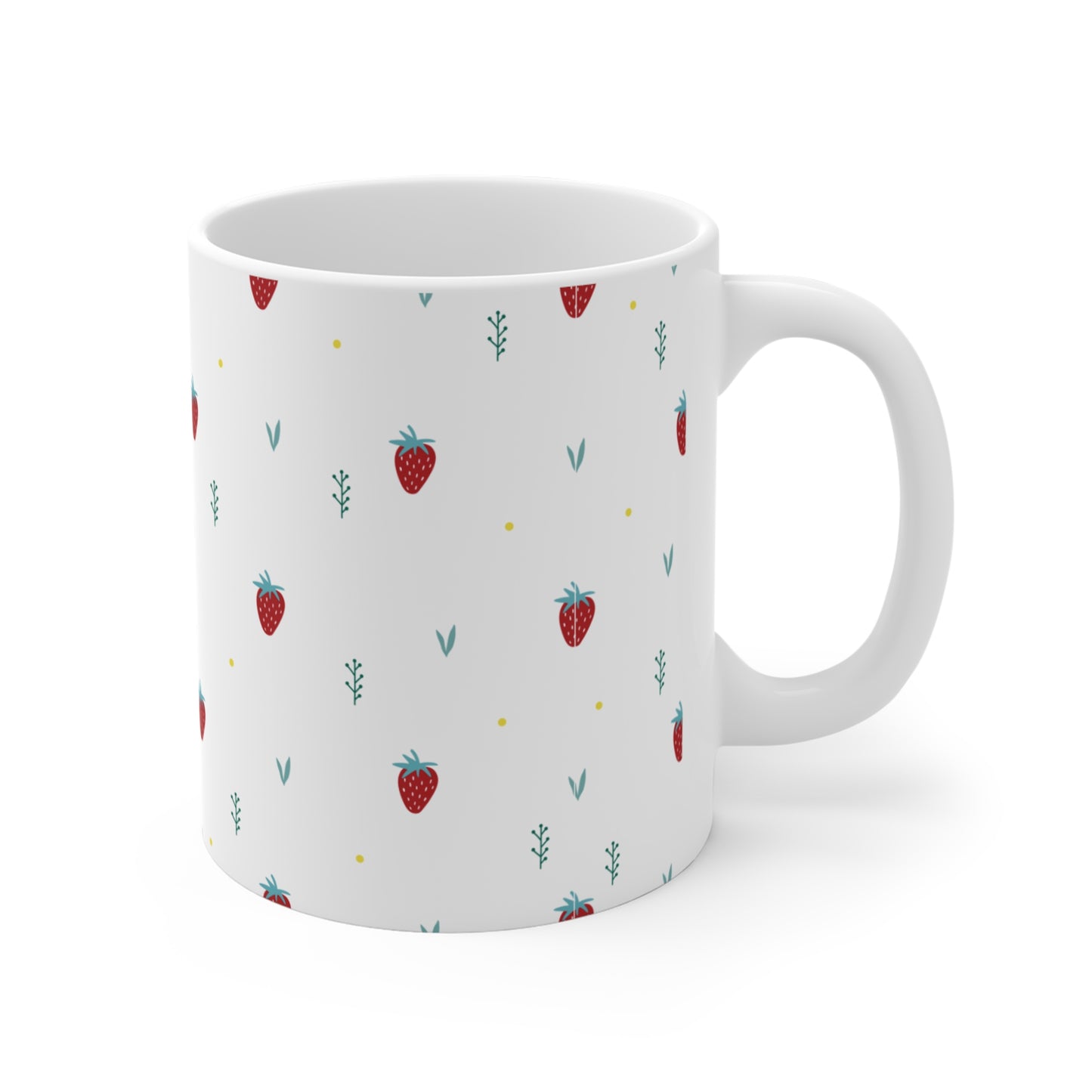 Strawberry Shortcake Surfing: Printed Ceramic Mug