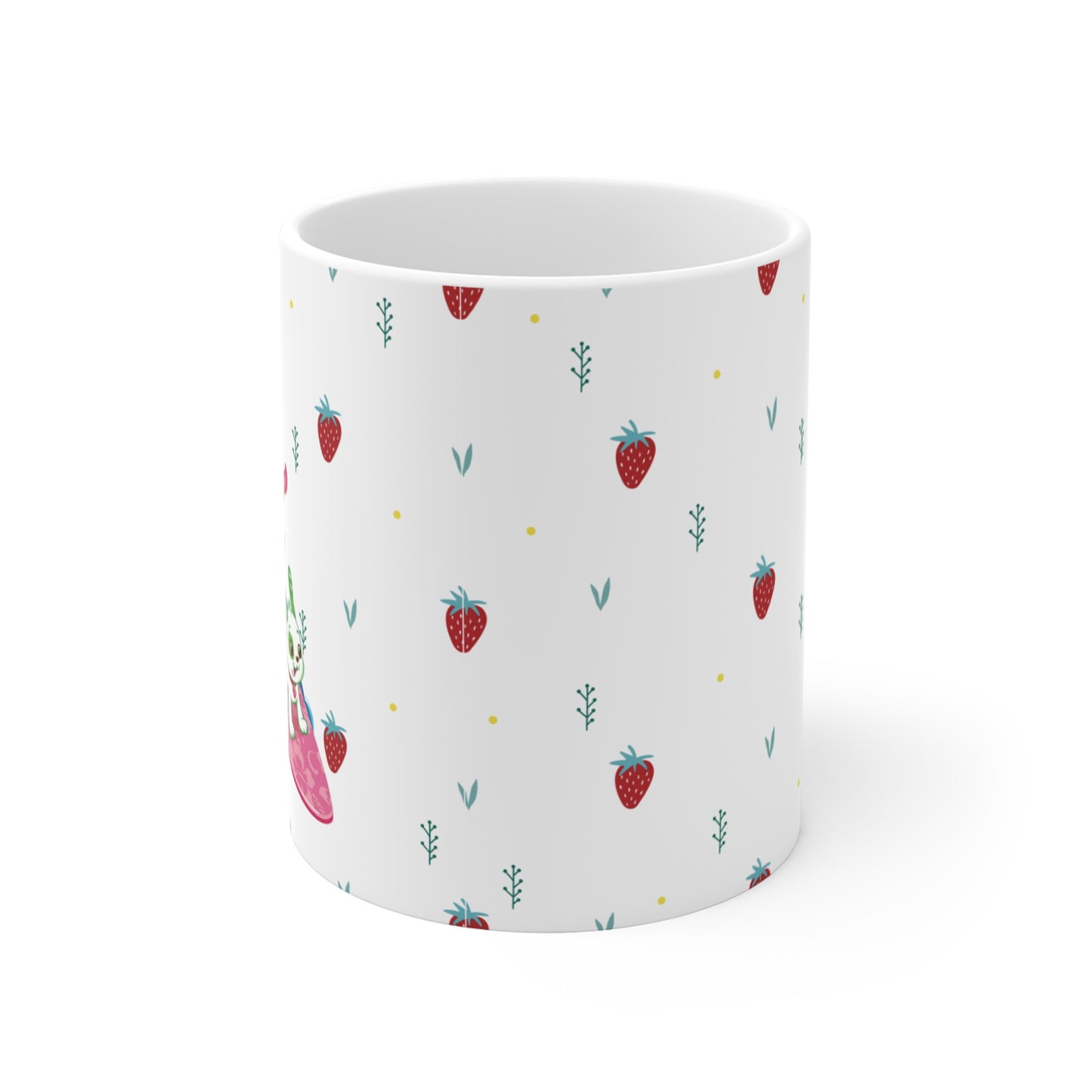 Strawberry Shortcake Surfing: Printed Ceramic Mug