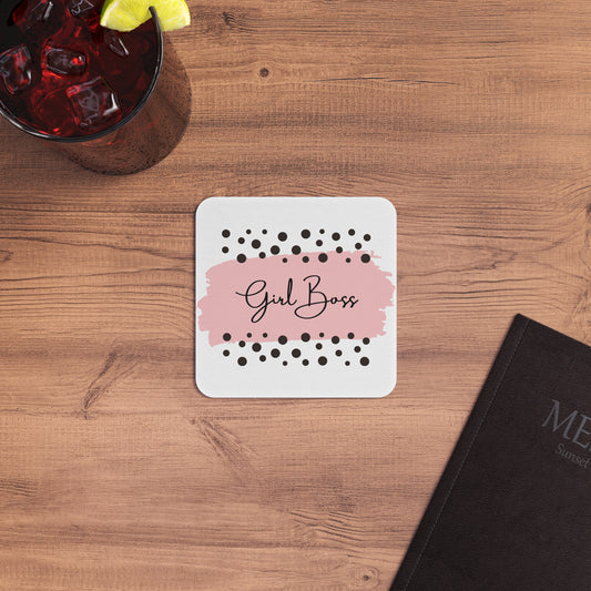 Girl Boss: Printed Coaster Set (Set of 4) - Prithvi Enterprises