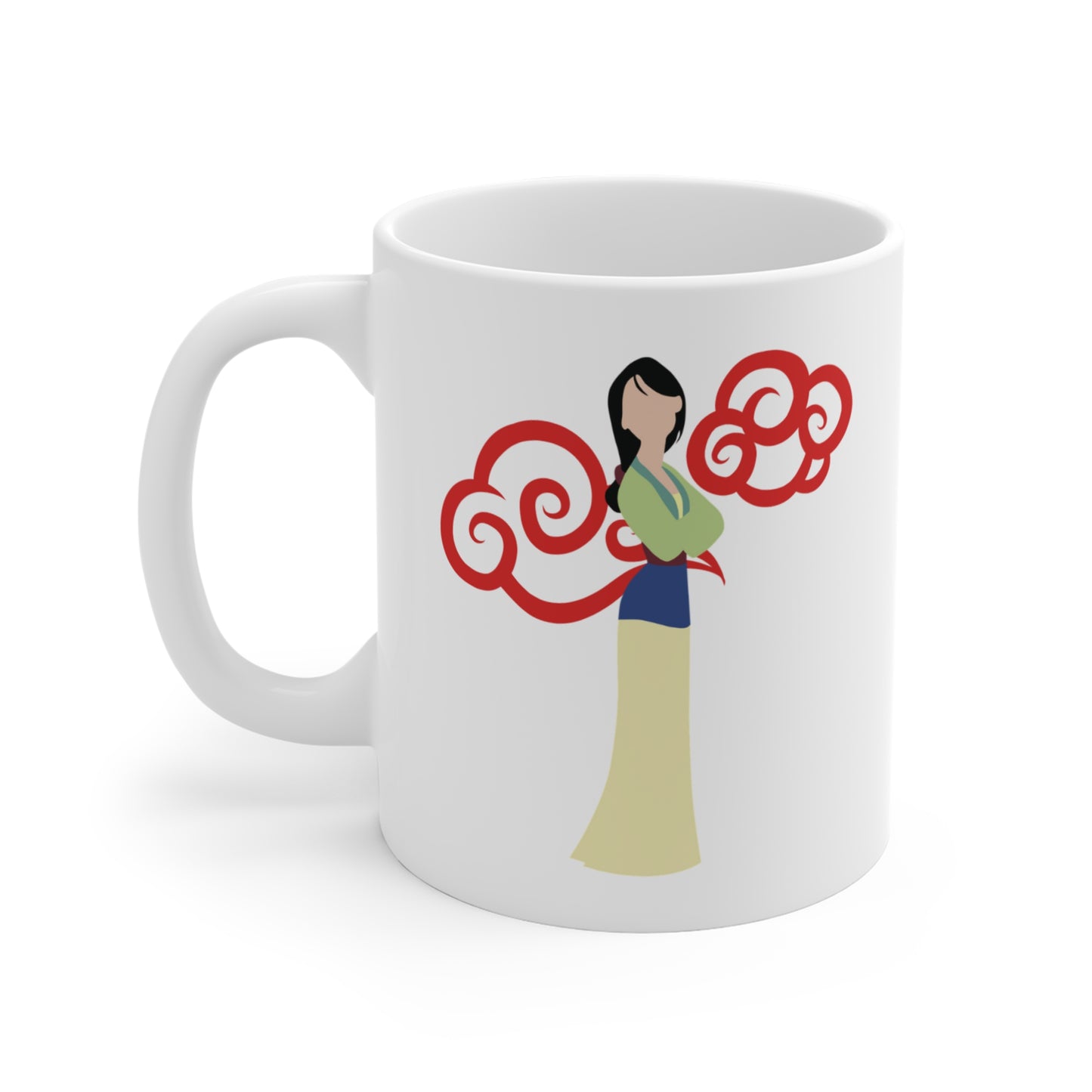 Mulan - "When Will My Reflection Show Who I Am Inside?": Printed Ceramic Mug