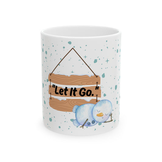 Frozen - Let it Go: Printed Ceramic Pen Stand (11oz)