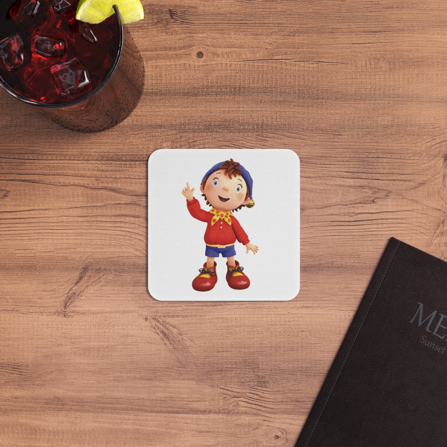 Noddy with an Idea: Printed Square Coaster Set (Set of 2)