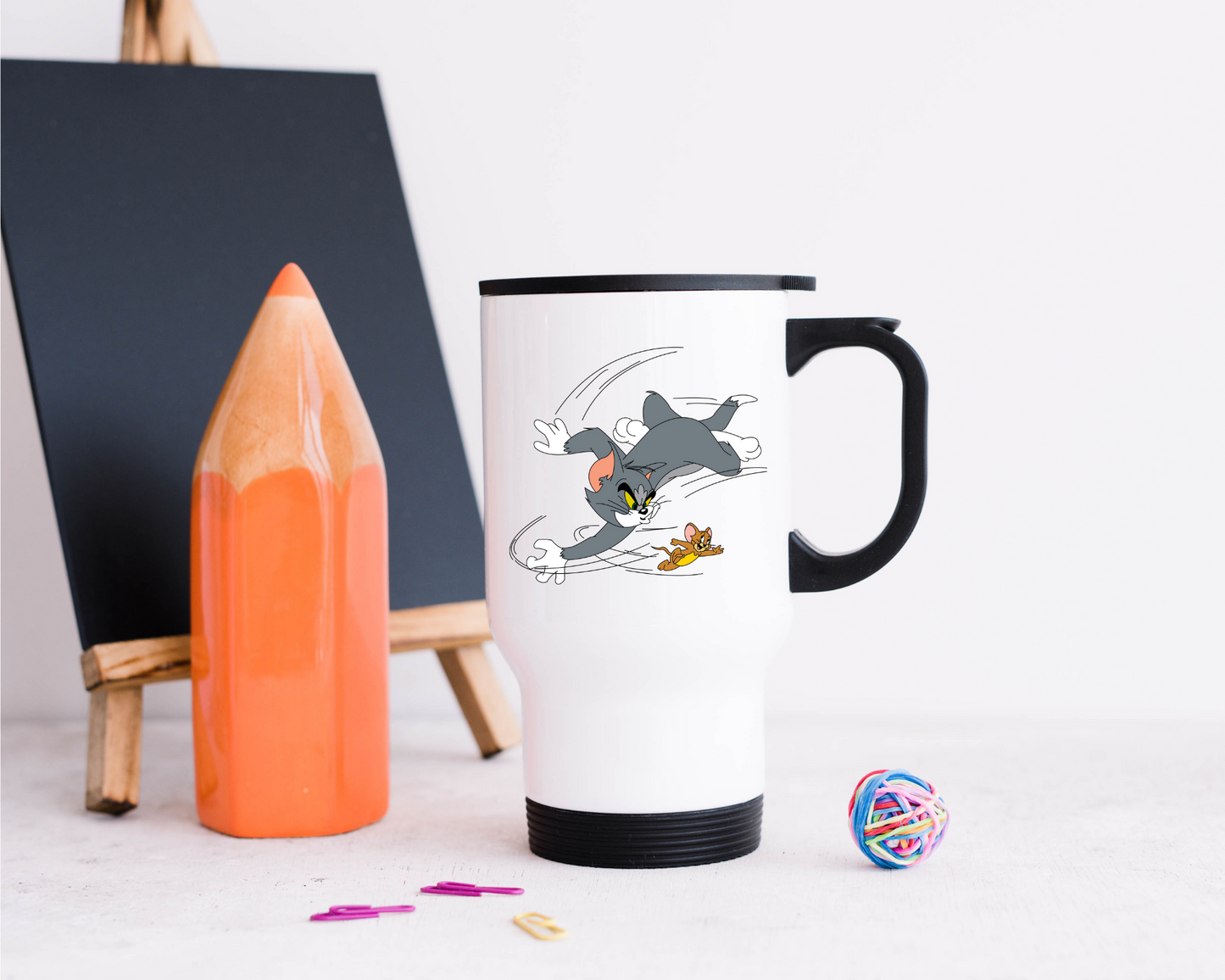 Tom and Jerry - Chase me if you can: Printed Travel Mug