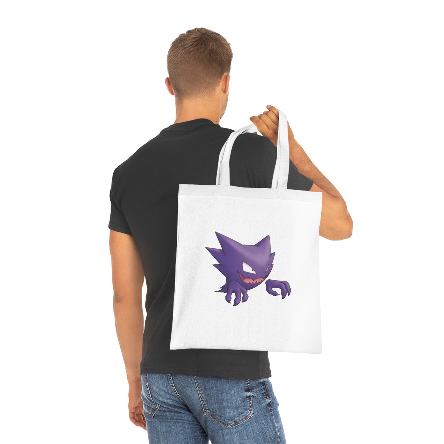 Pokémon- Haunter: Printed Canvas Tote Bag