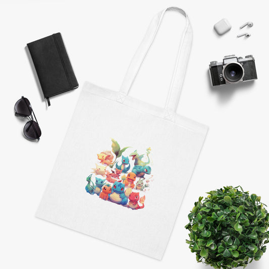 Pokémon Villa - Dragon Type Printed Canvas Tote Bag