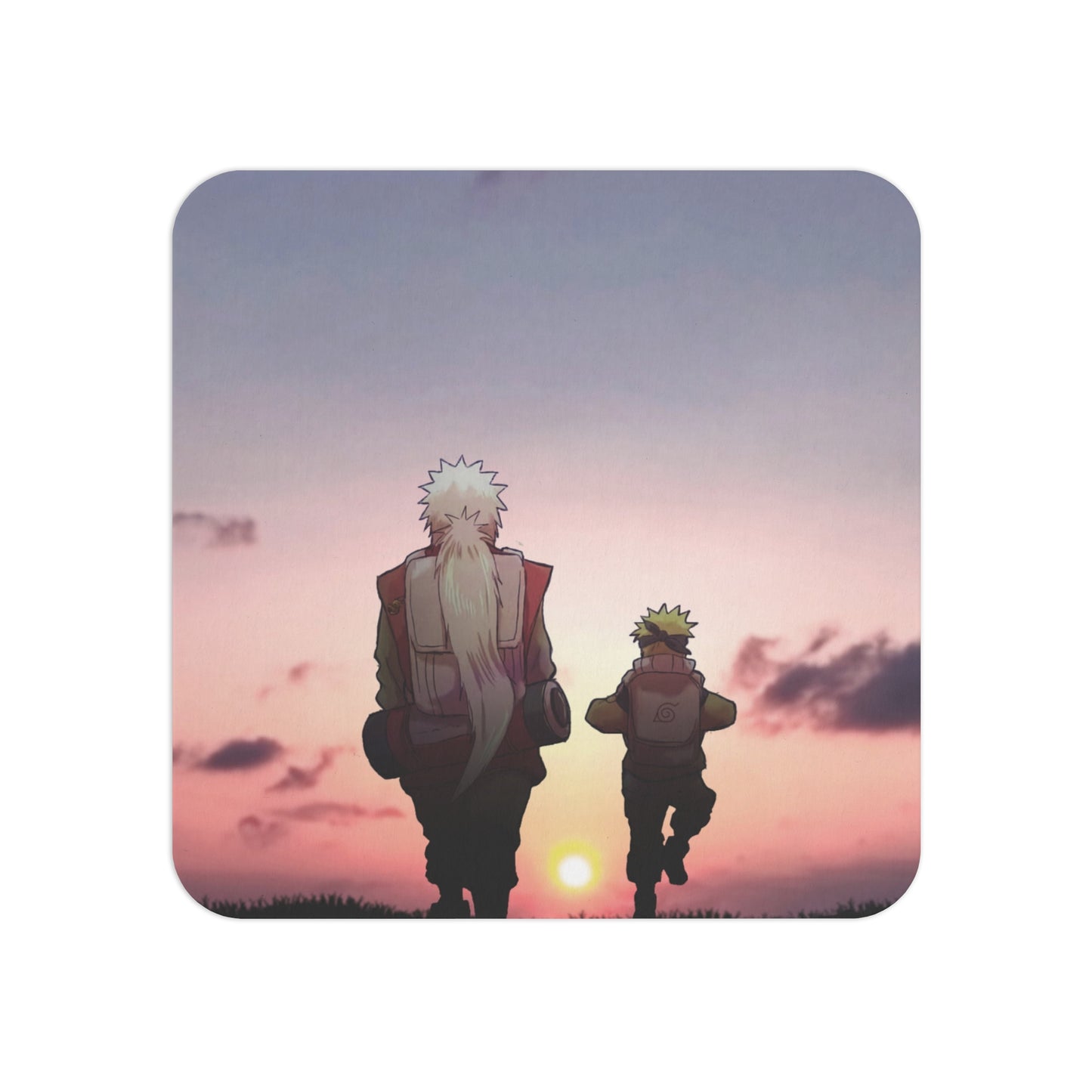 Naruto - Naruto and Jiraiya: Printed Square Coaster Set (Set of 2)