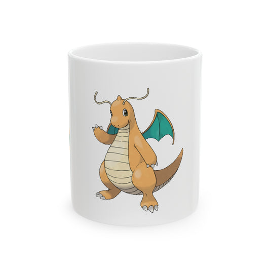 Pokémon - "I can fly faster than Mach 1" - Dragonite: Printed Ceramic Pen Stand (11oz)