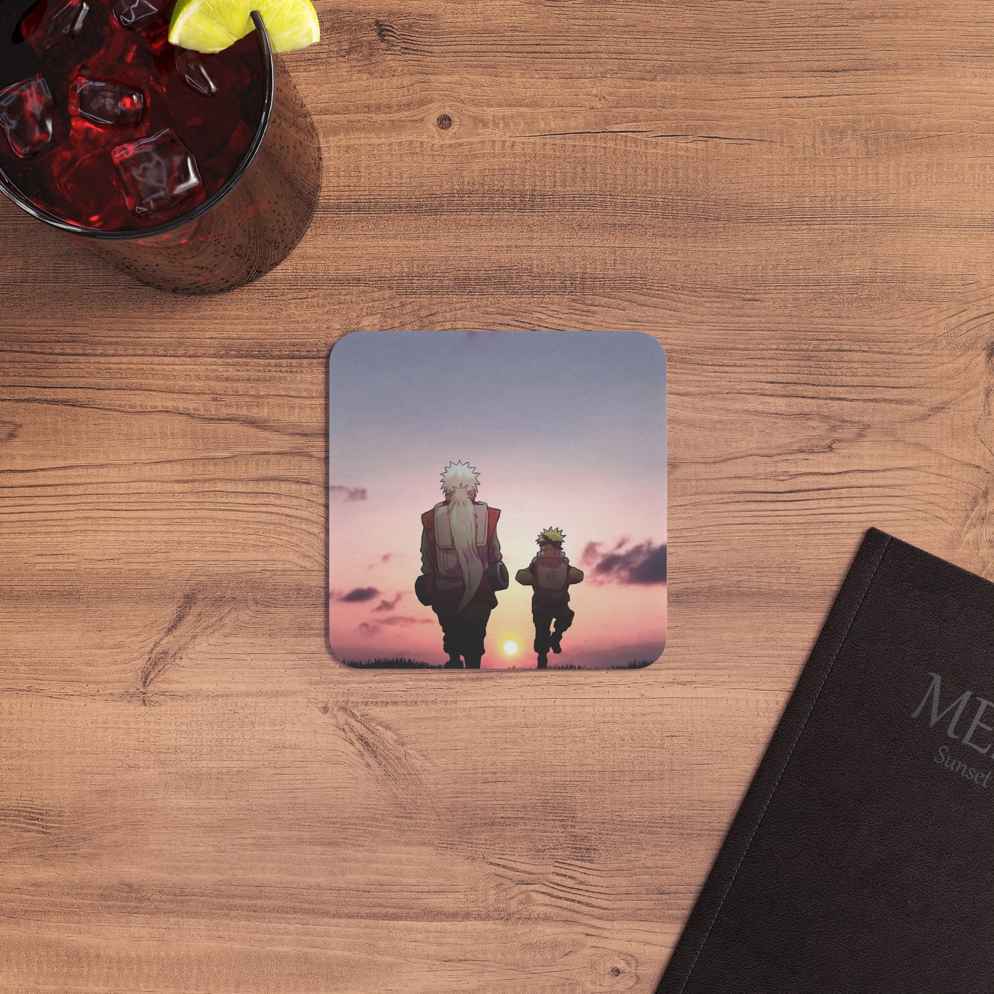 Naruto - Naruto and Jiraiya: Printed Square Coaster Set (Set of 2)