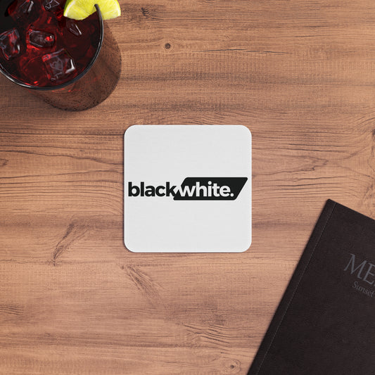 Black White: Printed Coaster Set (Set of 4) - Prithvi Enterprises