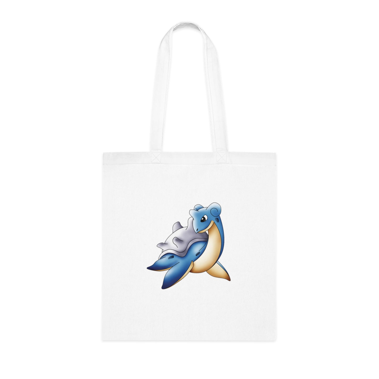 Pokémon- Lapras: Printed Canvas Tote Bag