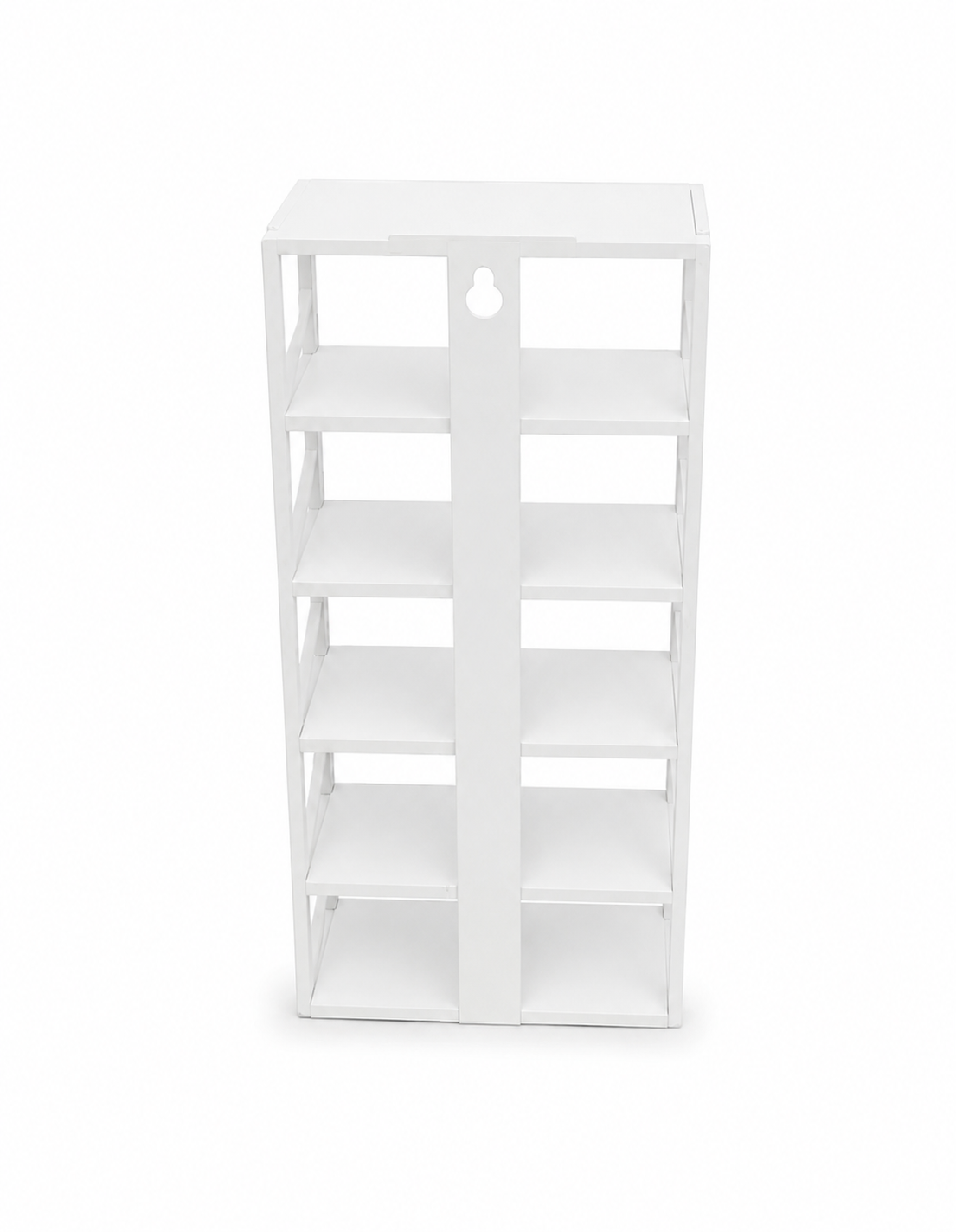 1:64 Diecast Car Display Stand - 5-Tier Wall Mount - White - 3D Printed