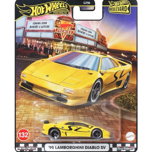 ’95 Lamborghini Diablo SV (Yellow) – Hot Wheels 2025 by Mattel