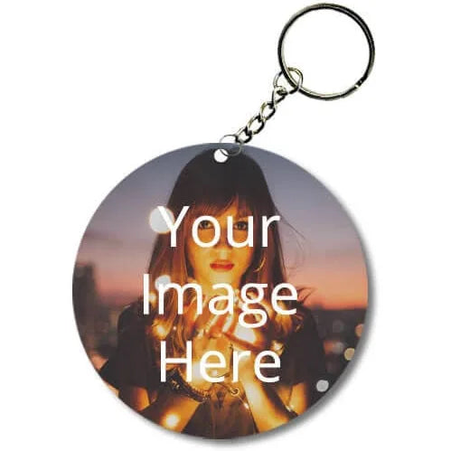 Memories: Customized Round Keychain