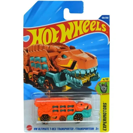 HW Ultimate T-Rex Transporter (Orange) – Hot Wheels 2025 by Mattel