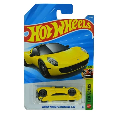 Gordon Murray Automotive T.33 (Yellow) – Hot Wheels 2025 by Mattel