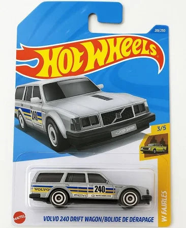 Volvo 240 Drift Wagon / Bolide de Derapage (Silver) – Hot Wheels 2025 by Mattel