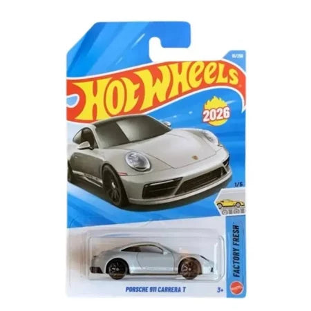 Porsche 911 Carrera T (Grey) – Hot Wheels 2025 by Mattel