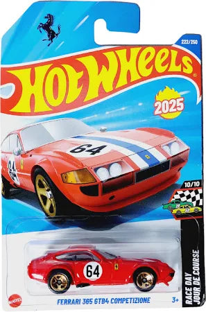Ferrari 365 GTB4 Competizione (Red) – Hot Wheels 2025 by Mattel