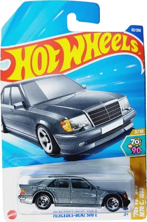 Mercedes-Benz 500 E (Silver) – Hot Wheels 2025 by Mattel