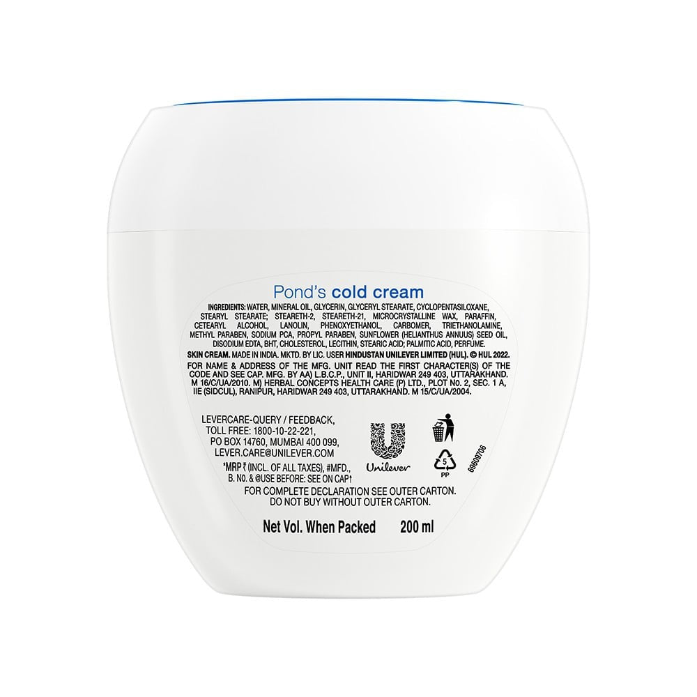 Pond's Moisturising Cold Cream (200 ml) : 200 ml