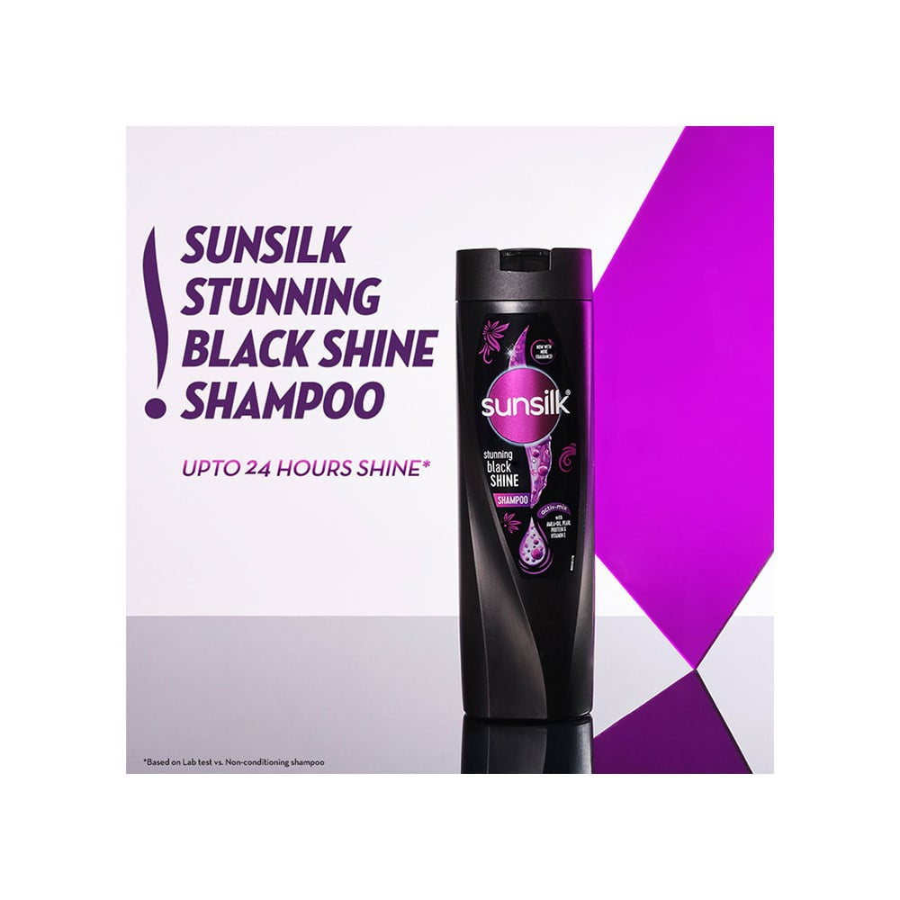 Sunsilk Stunning Black Shine Shampoo : 360 ml
