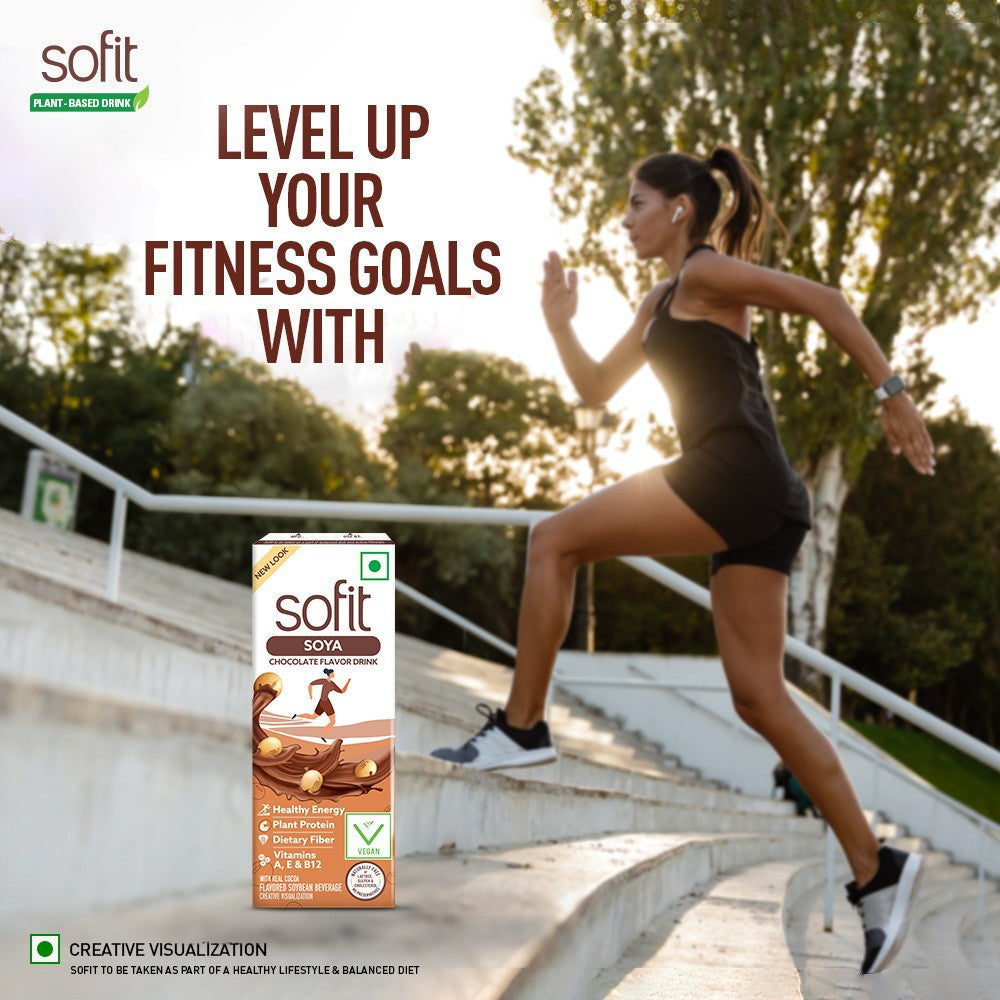 Sofit Chocolate Soy Beverage : 180 ml
