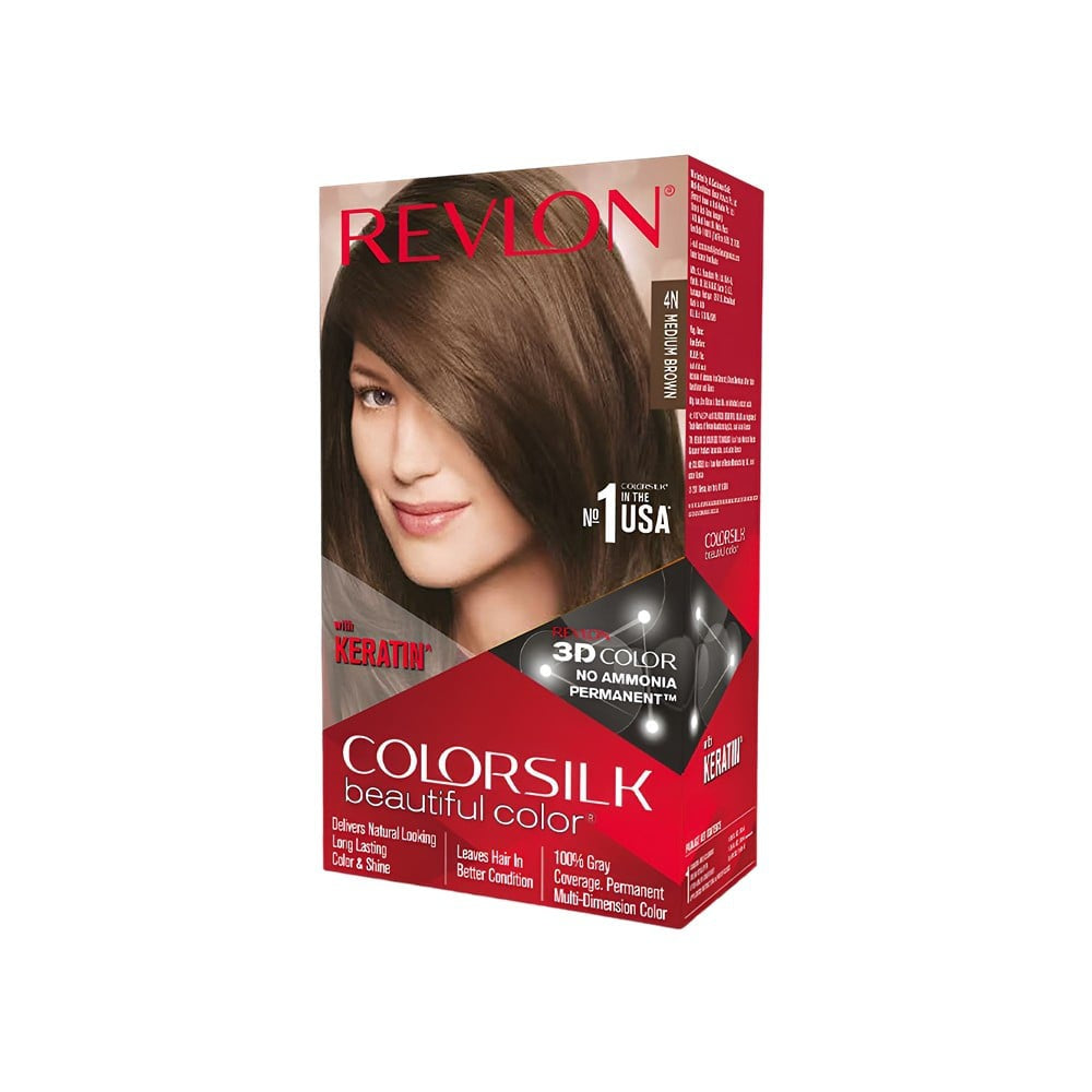 Revlon Colorsilk Hair Colour with Keratin (Medium Brown) : 1 pack