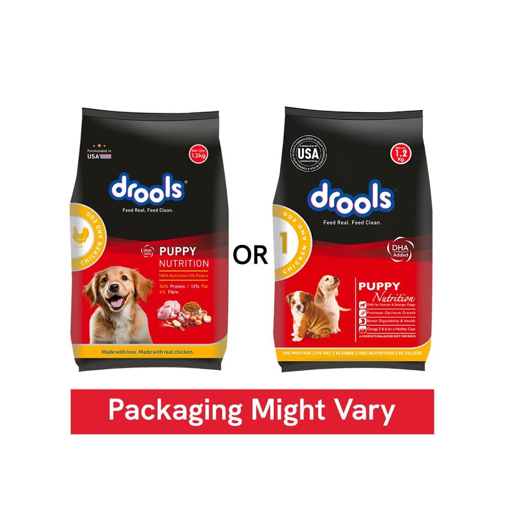 Drools Chicken & Egg Dry Food (Puppy) : 1.2 kg