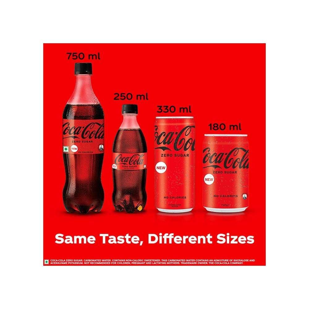 Coca-Cola Zero Sugar Soft Drink : 330 ml