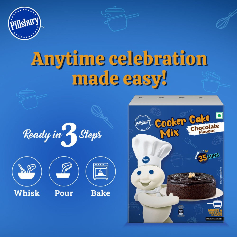 Pillsbury Chocolate Cooker Cake Mix : 159 g