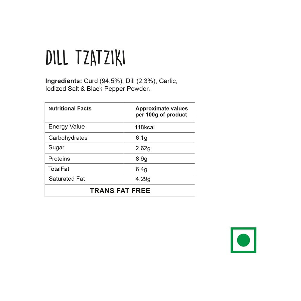 Wingreens Farms Dill Tzatziki Dip : 150 g