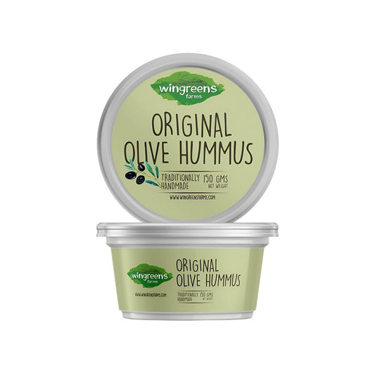 Wingreens Farms Original Olive Hummus Dip : 150 g