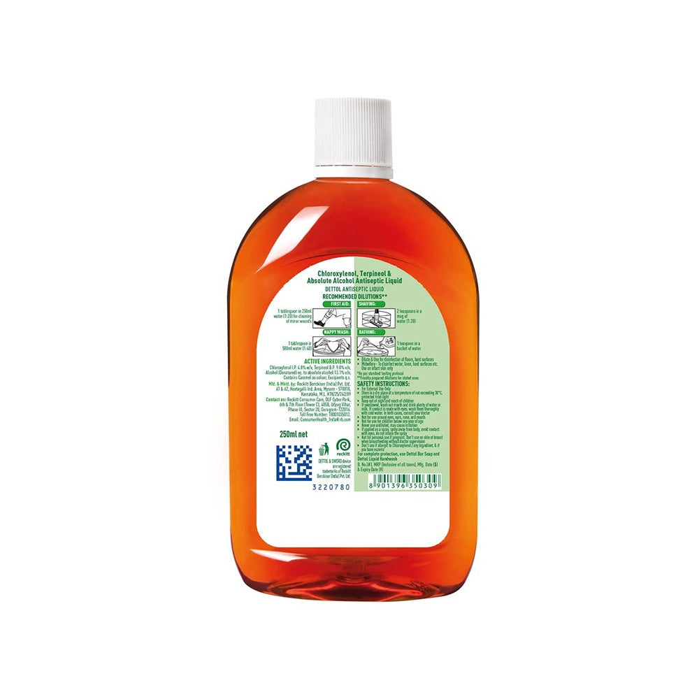 Dettol Antiseptic Liquid : 250 ml