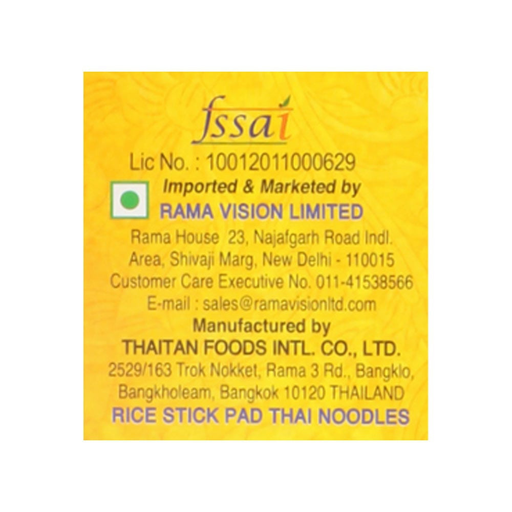 Real Thai Rice Stick Pad Thai Noodles : 375 g