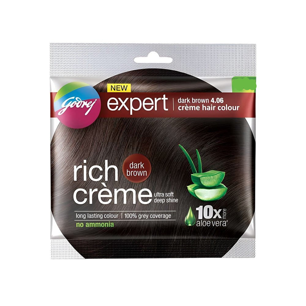 Godrej Expert Hair Colour for Women & Men (Dark Brown) : 20 g