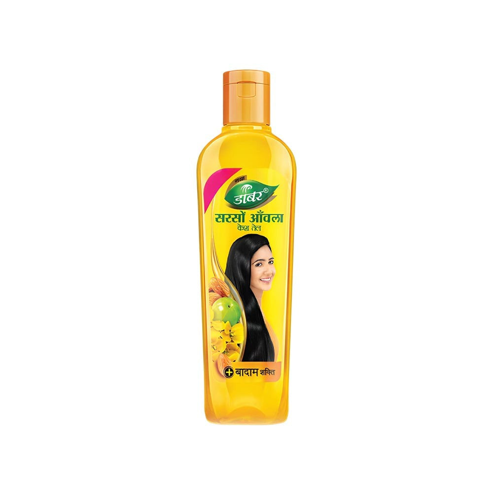 Dabur Amla Sarso Amla Hair Oil Badam Shakti : 175 ml