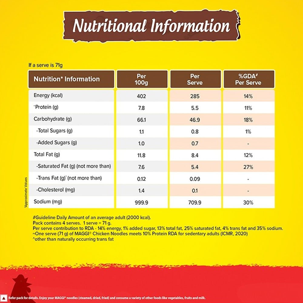 Maggi Chicken Instant Noodles : 284 g