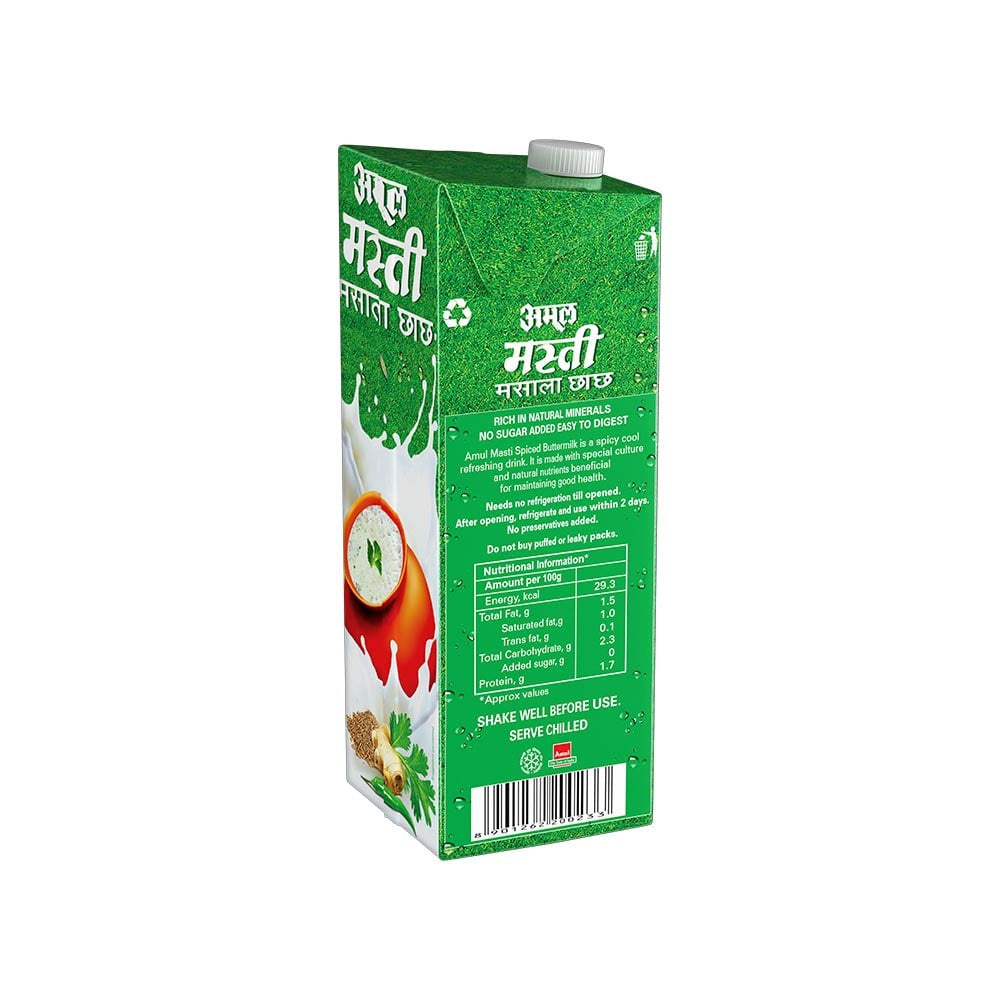 Amul Masti Spiced Salted Buttermilk : 1 l