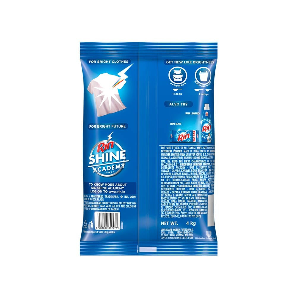 Rin - Detergent Powder : 4 kg